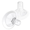 2pcs 20mm Soft Rim Flanges with 106 Degree Wider Opening Angle for Medela Breast Pump, PersonalFit, Freestyle, Maxflow, Freestyl
