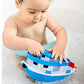 Green Toys Paddle Boat, Blue/Grey - Pretend Play, Motor Skills, Kids Bath Toy Floating Pouring Vehicle. No BPA, phthalates, PVC.