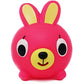 Jabber Ball Sankyo Toys Squeeze and Play Sound Ball - Neon Pink Bunny