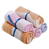 KASSY POP CURATED JUST FOR YOU Baby Muslin Washcloth Cotton Baby Wipes Cum Face Towel, 5 Pack 10x10 inches  Stripes