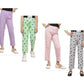 Girls Cotton Printed Regular Pyjamas Lower Pants (Pack of 4) Multicolor83