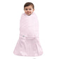 HALO Micro-Fleece Sleepsack Swaddle, 3-Way Adjustable Wearable Blanket, TOG 3.0, Soft Pink, Small, 3-6 Months