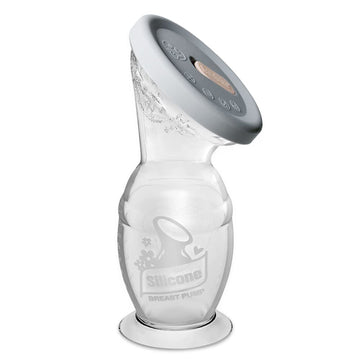 Haakaa Gen 2 Silicone Breast Pump With Suction Base And Leak-Proof Silicone Cap, 4 Oz/100 Ml, Bpa Pvc And Phthalate Free