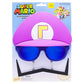 Sun-Staches Super Mario Purple Waluigi Sunglasses | Costume Party Favor | One Size Fits Most