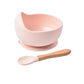 Spatlus Silicone Suction Baby Bowl  Happy Mealtime Tableware Meal Utensils for Kids with Spoon BPA Free Baby Feeding Product Ea