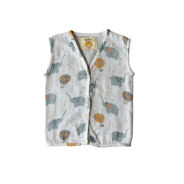 LILY LAMA Little Jumbo Jablas  Multicoloured 100% Organic Muslin Baby Swaddle Blanket, Soft, Breathable & Durable for Newborns 