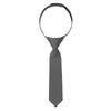 Jacob Alexander Infant 'S Toddler 'S 8 ' Pretied Solid Color Hook And Loop Band Tie - Charcoal