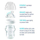 Chicco Naturalfit Glass 2 Pack Slow Flow With Bonus Silicone Sleeve, 9 Ounce, 0 Months Plus