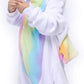 Easuit Rainbow Unicorn Costume Animal Pajamas Halloween Cosplay for Kids 8-10 EA-Unicorn14 C-rainbow Unicorn