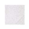 Mori Baby Boys and Girls Pre Washed Muslin Swaddle Cloth 110 x 110 cm in White  100% Cotton Breathable Unisex Infant Receiving 