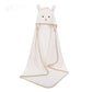 PEKITAS Hooded Baby Towel  Softest Hooded Bath Towel with Animal Ears for Babie,White Rabbit