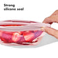Oxo Tot Silicone Reusable Bags - 2 Piece Cup Set - Opal And Dusk