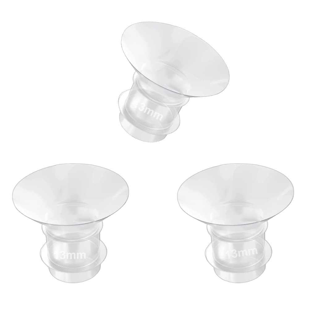 Silicone Flange Insert 13Mm 3Pcs Wearable Breast Pump Accessories,Compatible With S9/S10/S12/S4Dw,Electric Breast Pump Parts Rep