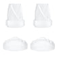 4Pcs M5 Breast Pump Replacement Parts,2Pcs Silicone Duckbill Valve & 2Pcs Silicone Diaphragm Compatible With Momcozy M5 Wearable