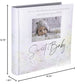 Malden International Designs 2 Up 4X6 Photo Album With Memo Writing Area Sweet Baby Watercolor Cover Book Bound White