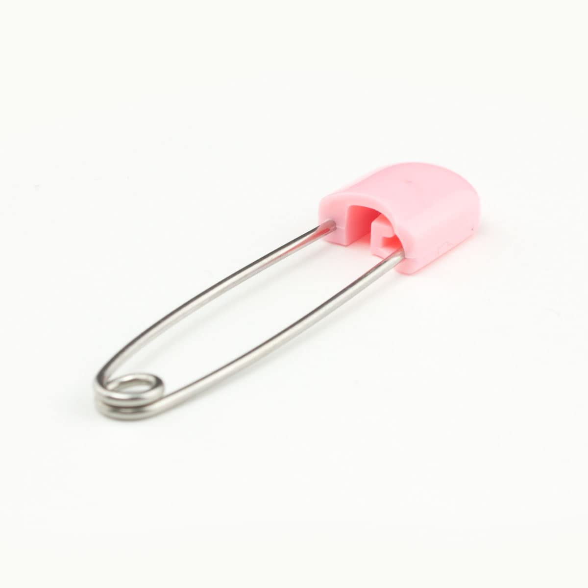OsoCozy Diaper Pins - {Pink} - Sturdy, Stainless Steel Diaper Pins with Safe Locking Closures - Use for Special Events, Crafts o