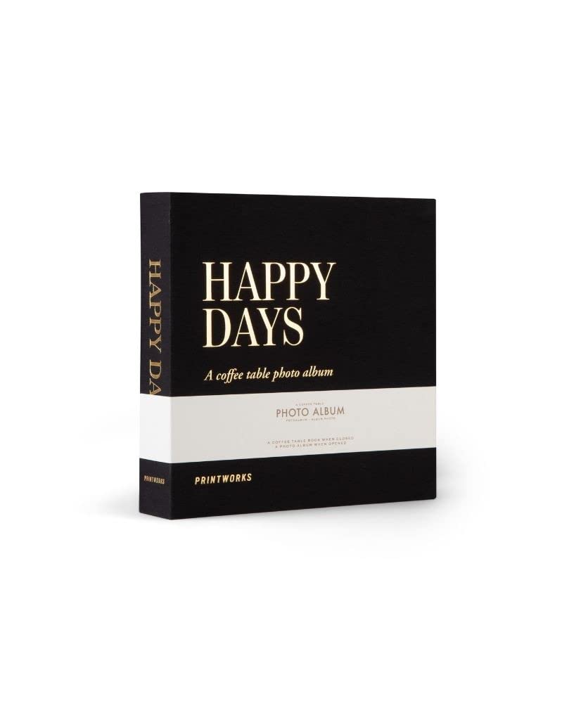 Photo Album Printworks - Happy Days Black (S)