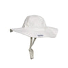 Flap Happy Little Girls' Upf 50 Plus Organic Floppy Hat, Natural, Medium