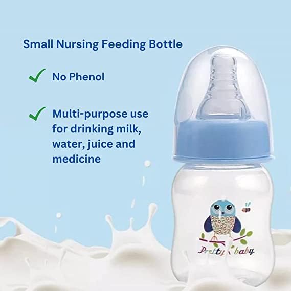 4-Pack Anti-Colic Baby Bottles For Newborns, 2Oz (60Ml) | Bpa-Free, Breastfeeding Transition, Vented For Gas & Colic Relief | Id