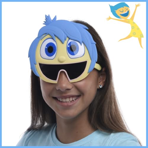 Sun-Staches Inside Out Joy Party Favors Costume Sunglasses | Uv400, Protected Lenses, One Size Fits Most