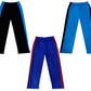 Girls Solid Cotton Side Patta Regular Pyjamas Lower (Pack of 3) Sky Blue::Blue::Black