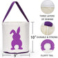 Sunboom 3 Pack Easter Baskets For Kids Empty, Easter Egg Hunt Basket With Handle - Easter Bunny Baskets For Boys & Girls, Canvas