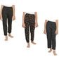 Girls Printed Cotton Regular Fit Pyjamas Lower (Pack of 3) Black3::Black4::Black6