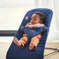 Babybjrn Bouncer Bliss, Midnight Blue, Woven, Classic Quilt | 2-In-1 Adjustablebaby Bouncer Seat And Toddler Chair, Newborn To T