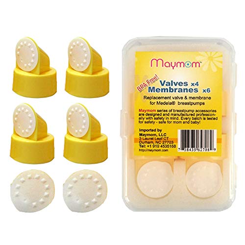 Replacement Valve And Membrane Compatible With Medela Breastpumps (Swing, Lactina, Pump In Style), 4X Valves/6X Membranes, Part