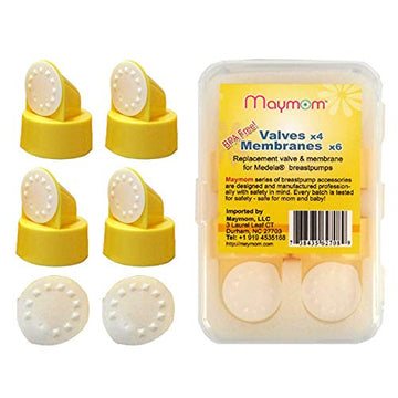 Replacement Valve And Membrane Compatible With Medela Breastpumps (Swing, Lactina, Pump In Style), 4X Valves/6X Membranes, Part