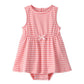 CarterS Baby Girl Stripe Sleeveless Sunsuit Dress | Summer Casual Dress With Easy Snap Closures Pink