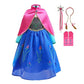Dressy Daisy Toddler Girls Ice Princess Sister Costume Dresses Birthday Halloween Christmas Fancy Party Outfit with Accessories