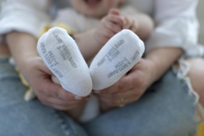 Burt'S Bees Baby Baby Socks Ankle Or Crew Height Made With Soft Organic Cotton - 6 Packs With Non-Slip Grips For Babies And Newb