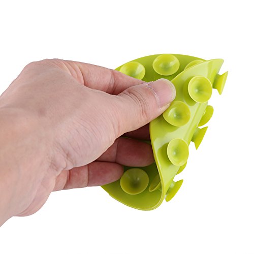 (Pack Of 2) Creative Children'S Tableware Sucker Baby Kids Magic Suction Mat Portable Double-Sided Suckers Anti-Slip Plate Bowl