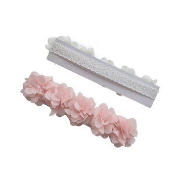 Baby Elastic Lace Bows Flower Headbands, Stretch Gold Princess Floral Hair Band Headwear For Infant Girls Toddler Hair Accessori