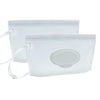 Voongor Portable Refillable Wet Wipe Pouch, Reusable Travel Wipes Holder & Case, Lightweight Flushable Diaper Wipes Container Fo