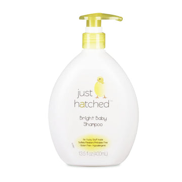 Just Hatched Bright Baby Shampoo Single-Pack - Gentle Hair Cleanser, Loveable Yummy Fragrance, Great for Newborns, Hypoallergeni