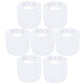 Maiwa White Terry Cloth Waterproof 7 Pack Baby Bibs With Snaps For Boy Girl Unisex, Drool,Eating And Teething Bibs