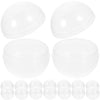 Uonlytech 50pcs Vending Machine Capsules 1.7 Inch 45mm Translucent Round Capsules Plastic Refillable Balls for Gumball Machines