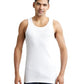 Jockey 8823 MenS Super Combed Cotton Rib Round Neck Sleeveless Vest With Stay Fresh Properties_White_Xl