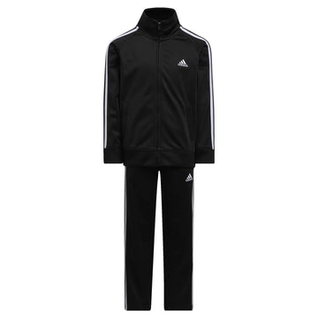 Adidas Baby Boys Li'L Tricot Jacket & Clothing Pants Set, Black, 12 Months Us