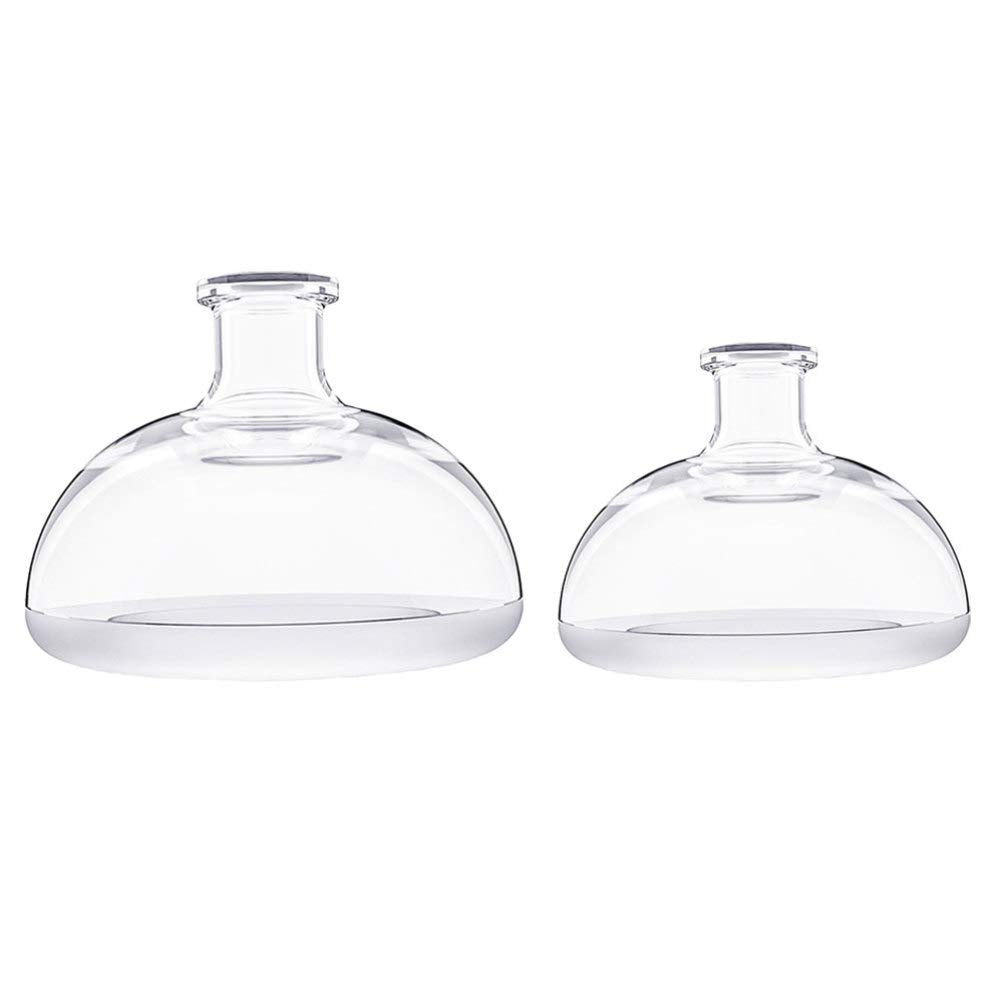 Exceart 2Pcs Mom Palm Cup Pressure Drum Massage Chest Percussion Cup Silicone Sputum Remover Infant Phlegm Sputum Cup Baby Suckl