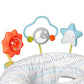Skip Hop 2-In-1 Sit-Up Activity Baby Chair, Silver Lining Cloud
