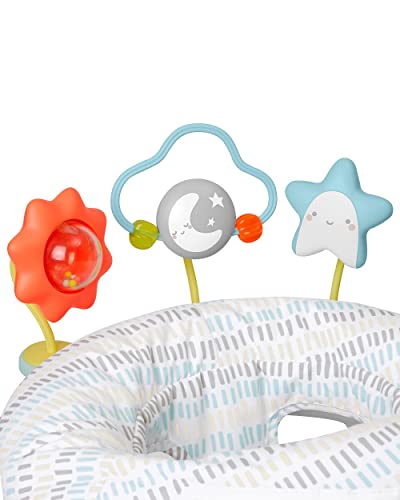 Skip Hop 2-In-1 Sit-Up Activity Baby Chair, Silver Lining Cloud
