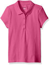 The Children'S Place Girls Uniform Pique Polo Shirt, Aurora Pink, Small Us