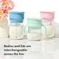 Oxo Tot Transitions 360 Cup 9 Oz. - Opal And Blossom - 2 Pack