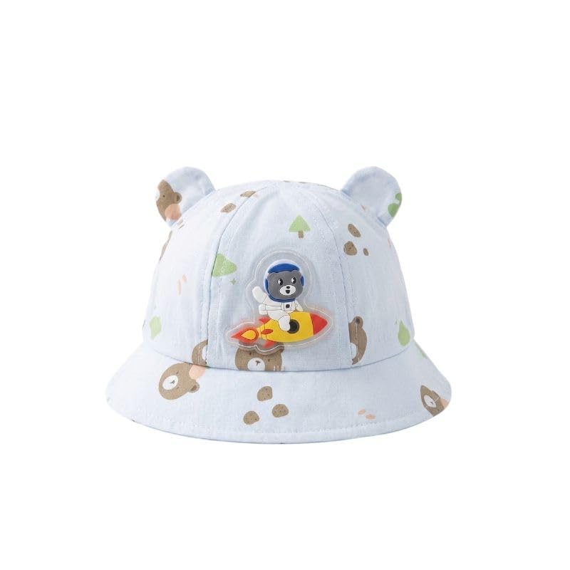 Eazylayers Kids Baseball Cap, Adjustable Cotton Sun Hat For Boys And Girls, Comfortable Wear (In, Age, 6 Months, 18 Months, Blue