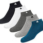 Sjeware Polyester Blend Men And Women Solid Ankle Length Socks (Pack Of 5) Sjw2028, Assorted