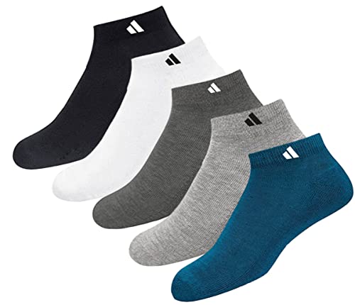 Sjeware Polyester Blend Men And Women Solid Ankle Length Socks (Pack Of 5) Sjw2028, Assorted