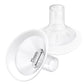 2pcs 17mm Soft Rim Flanges with 106 Degree Wider Opening Angle for Medela Breast Pump, PersonalFit, Freestyle, Maxflow, Freestyl